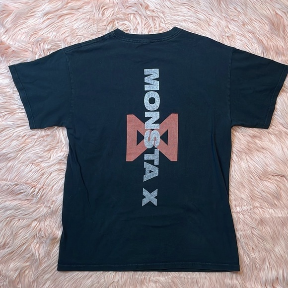 MONSTA X KPOP Music by HASHTAG Black Adult Size Medium T-Short‎ Sleeve - Picture 5 of 5